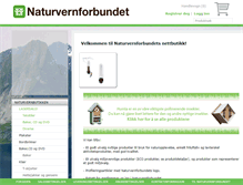 Tablet Screenshot of naturvernbutikken.no